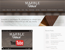 Tablet Screenshot of marblerenewal.ca